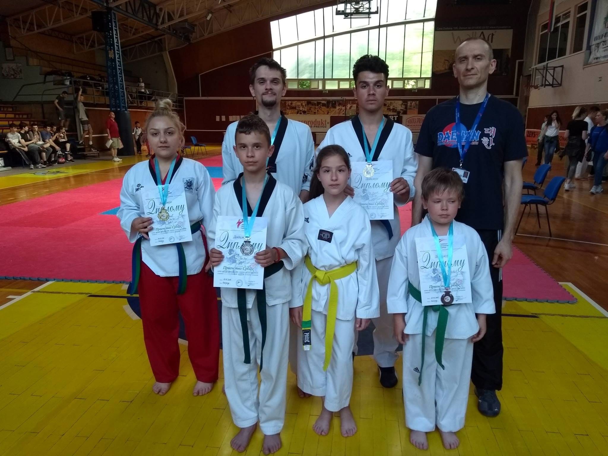 Tekvondo klub Dae Han Prvenstvo Srbije foto Tekvondo klub Dae Han