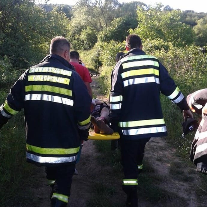 Vatrogasci spasavanje zene foto Aleksandar Kostic