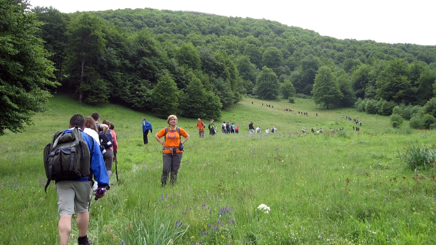 Uspon planinara na Ruj