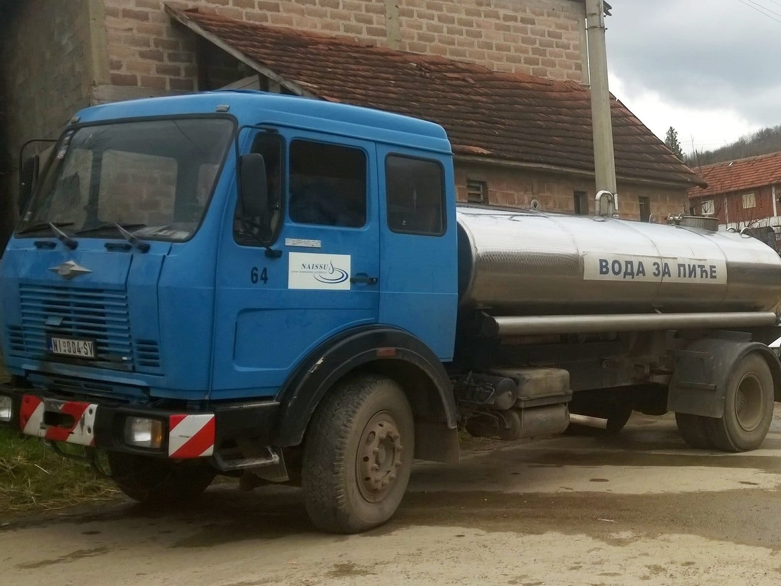 Nekoliko niških sela i ulica bez vode 1 Cisterna JKP Naissus