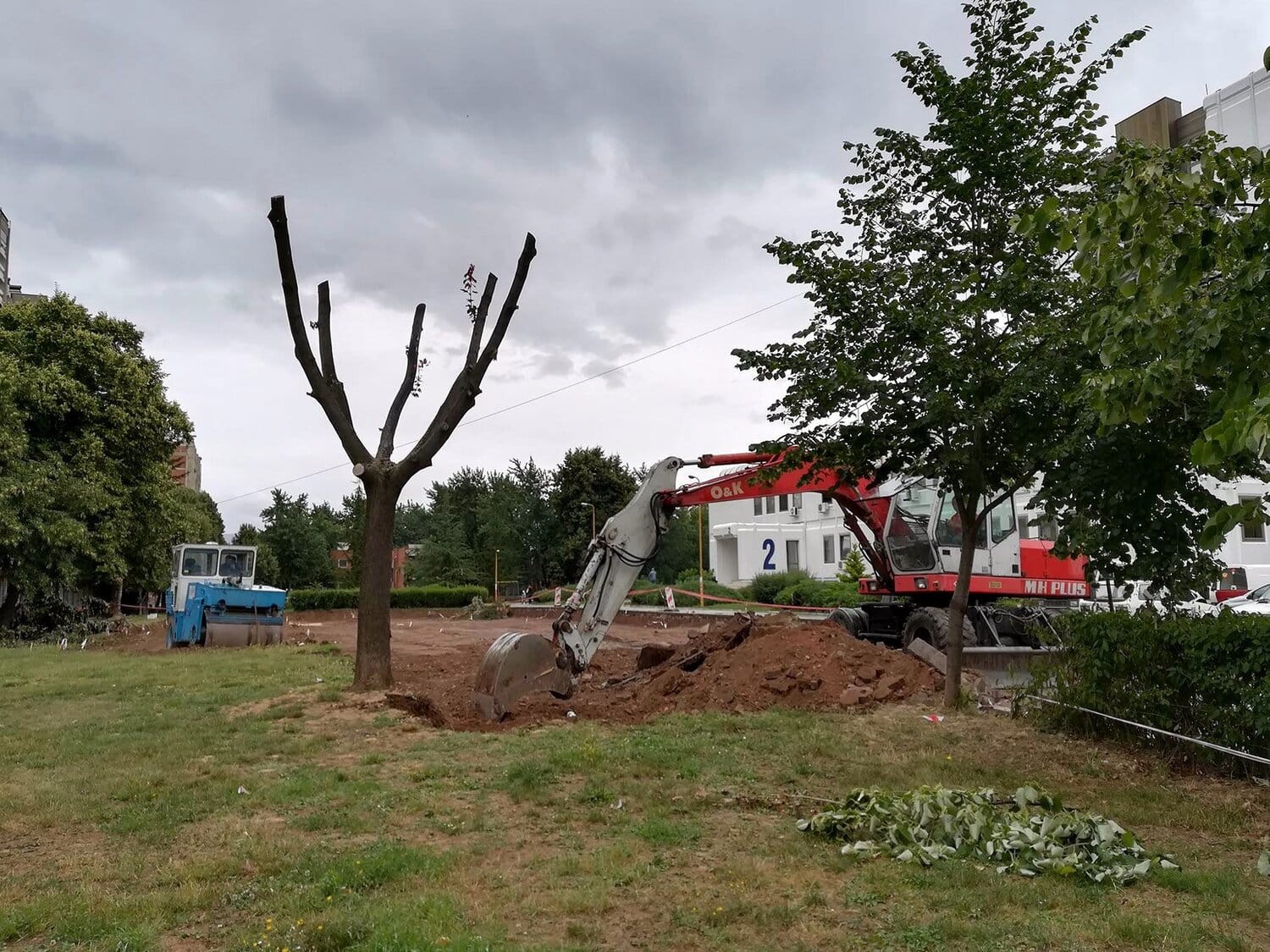 Izgradnja garaze Dom zdravlja foto JV J A