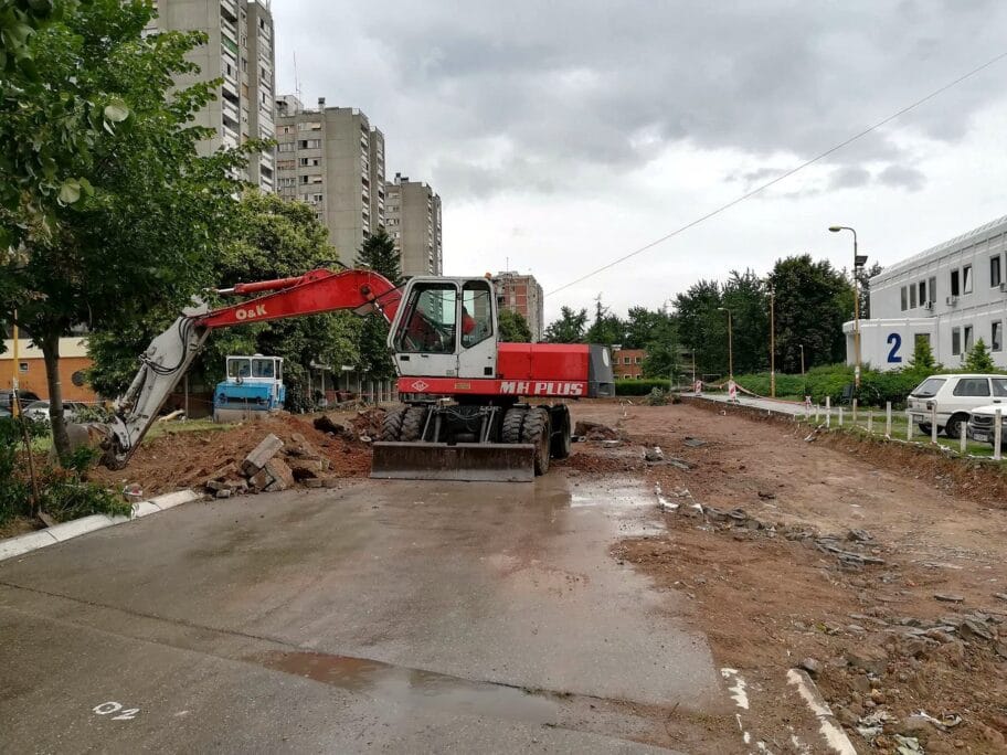 Izgradnja parkinga foto JV J A