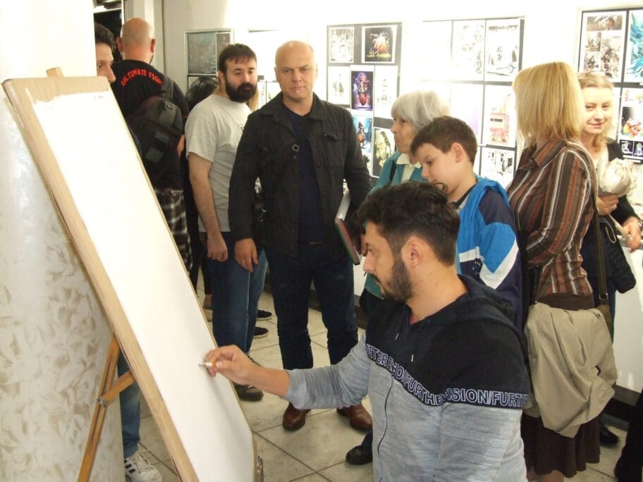 Leskovac domaćin još jedne Balkanske smotre mladih strip autora 15 Balkanska smotra mladih strip autora 2 jun 2018 foto J P scaled