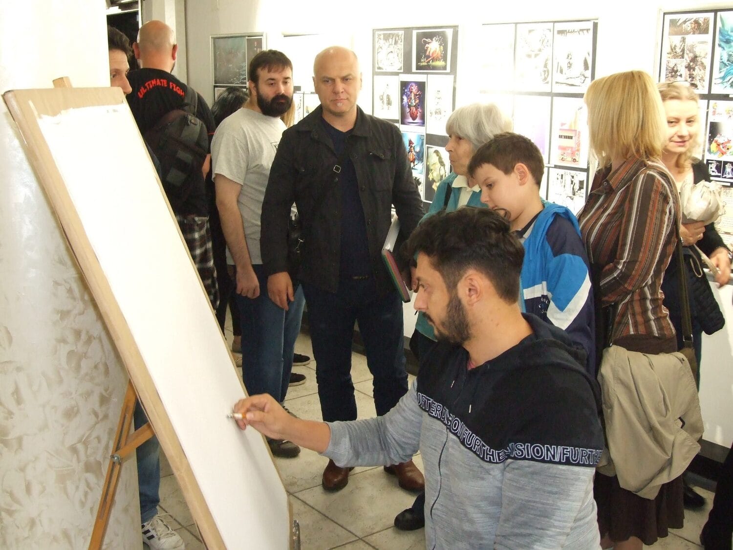 Balkanska smotra mladih strip autora 2 jun 2018 foto J P scaled