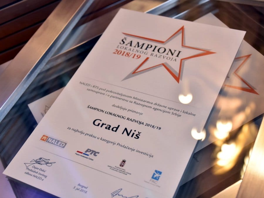 NALED: Niš jedan od šampiona lokalnog razvoja 7 Nagrada Grad Nis foto ni rs