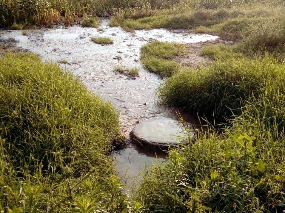 Kanalizacija u njivi foto citalac