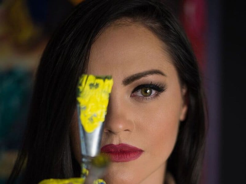 "Blizanačke duše" mlade umetnice na izložbi u Nišu 16 Milica Kostic foto Nikola Djordjevic