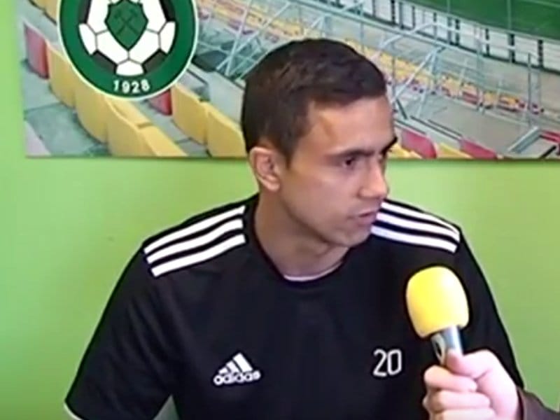 Makedonac pojačao Radnik 9 Zoran Danovski u Radniku foto print screen youtube