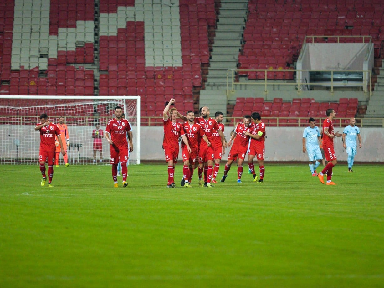 Radnicki Gzira proslava gola foto Juzne vesti Vanja Keser