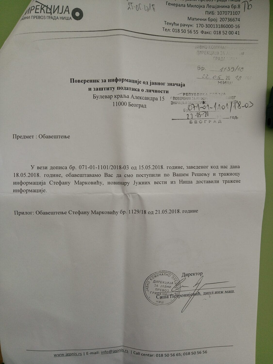 odgovor sasa petronijevic foto s markovic scaled