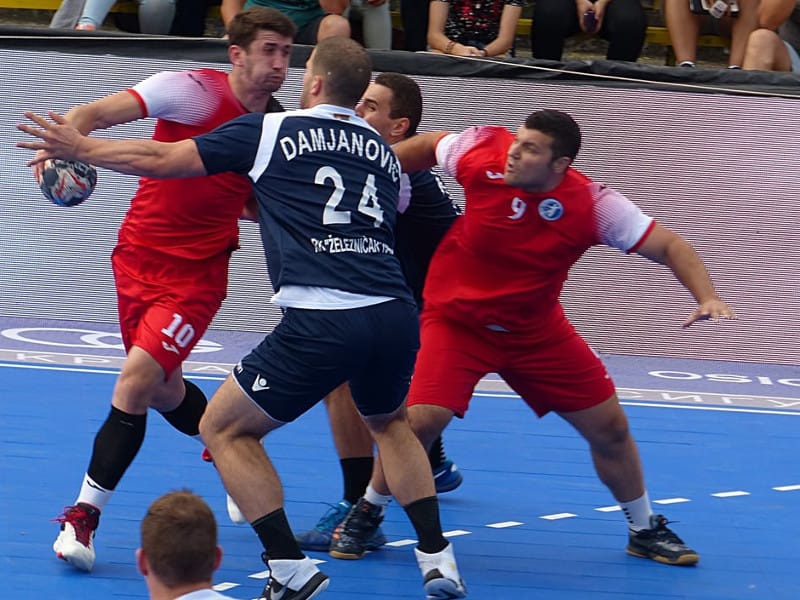 Pobedom nad domaćinom Železničar počeo turnir u Strugi 1 struga zeleznicar foto balkan handball