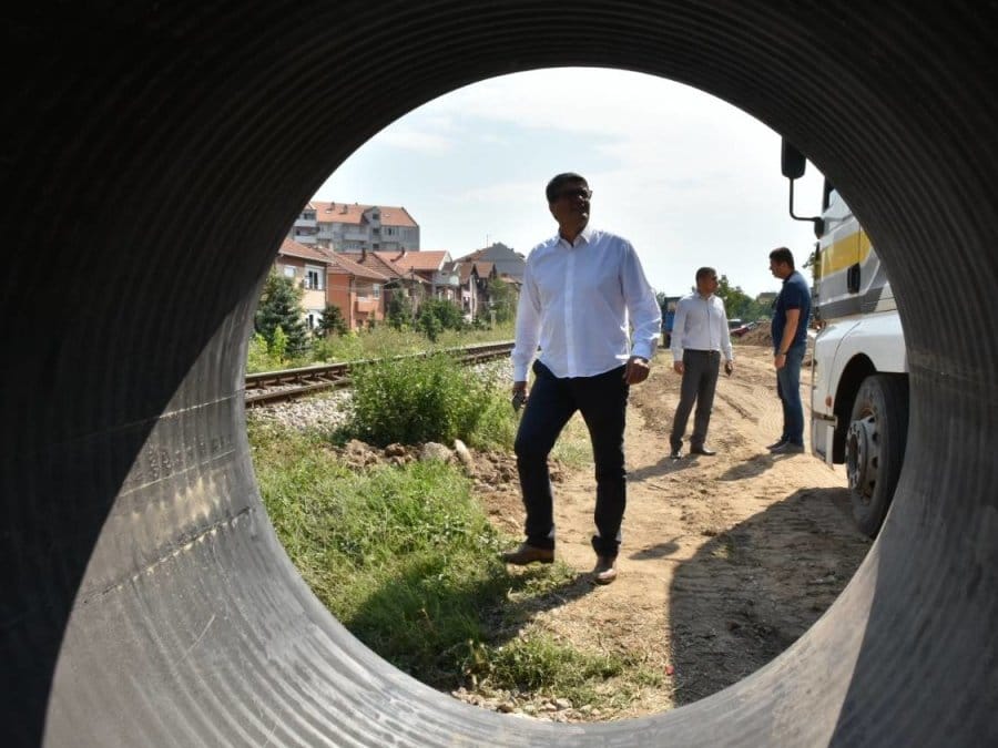 Na jesen se završava Južni kolektor - spas od poplava za Čair i KC Niš 1 Bulatovic cev foto ni rs