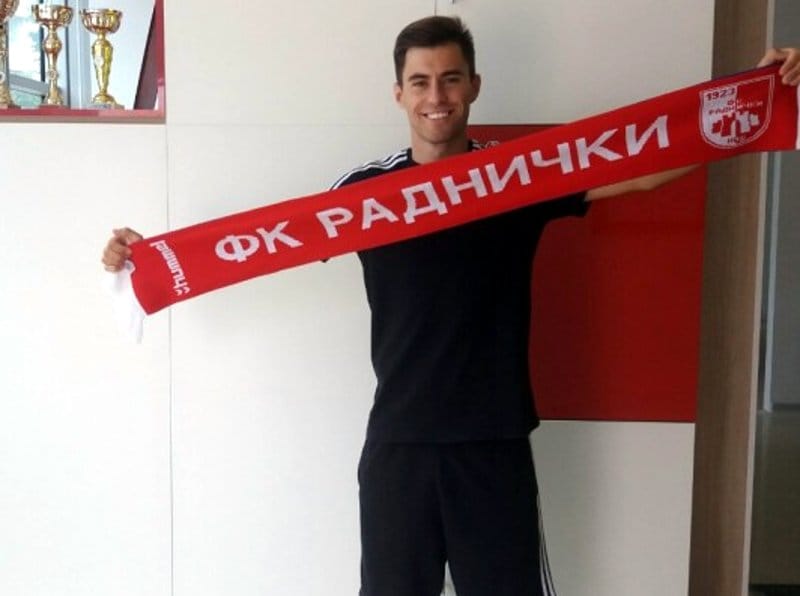 Uros Dmanjanovic Radnicki foto Fudbalski klub Radnicki
