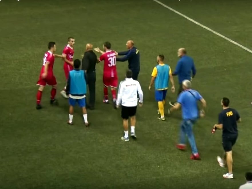Sukob Dinamo Vozdovac foto print screen Superliga