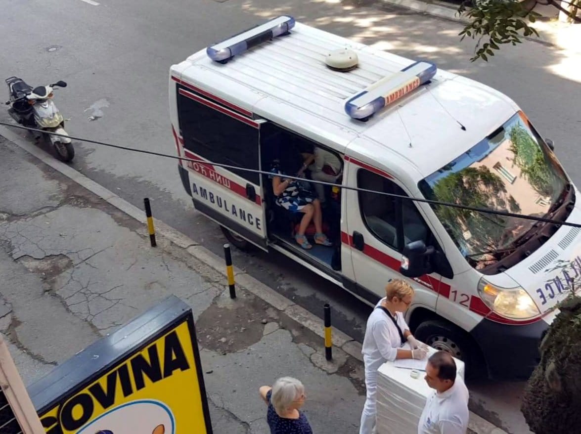 Na Paliluli moped udario pešaka 1 Hitna Palilula foto citalac