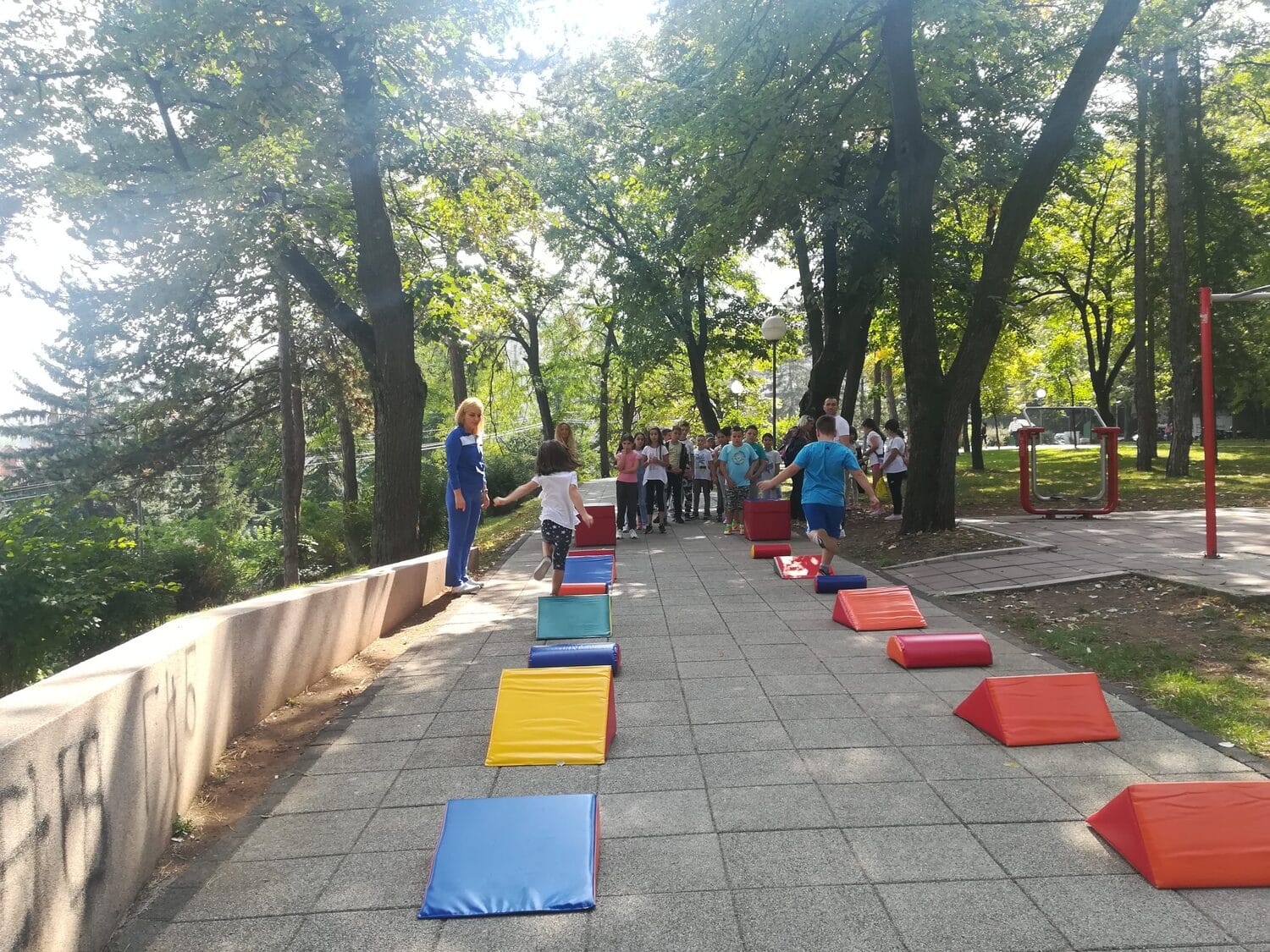 Trke deca javni cas vezbanja Niska Banja foto Juzne vesti Milica JOvanovic scaled