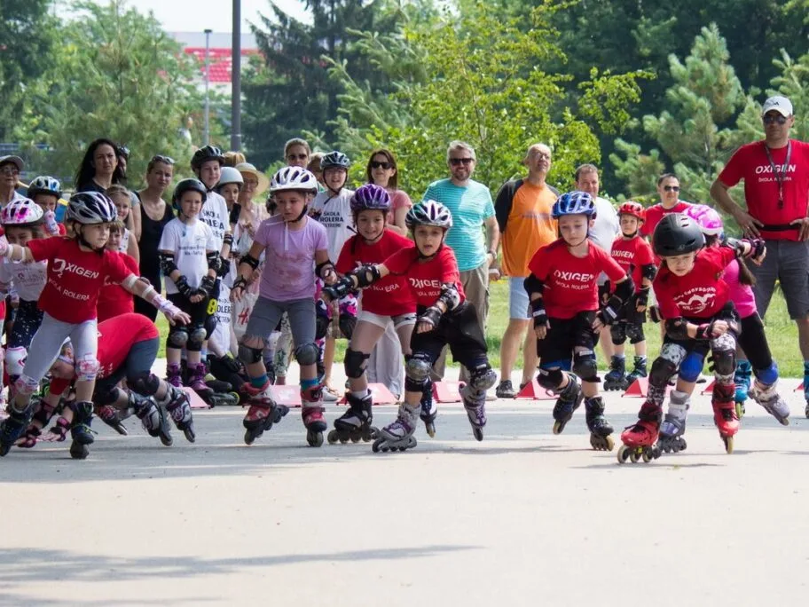 Trka rolerima foto Sportski klub Oxigen