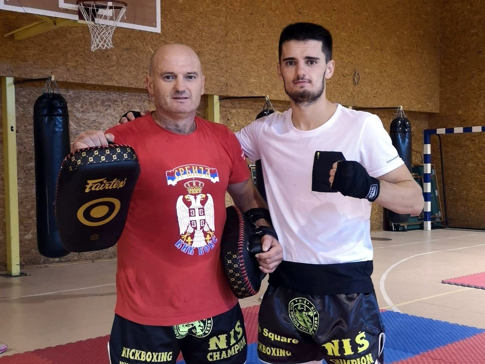 Nišlija na Evropskom prvenstvu u kik-boksu 1 Srdjan i Novak Radulovic pripreme za Evropsko prvenstvo foto Kik boks klub Nis