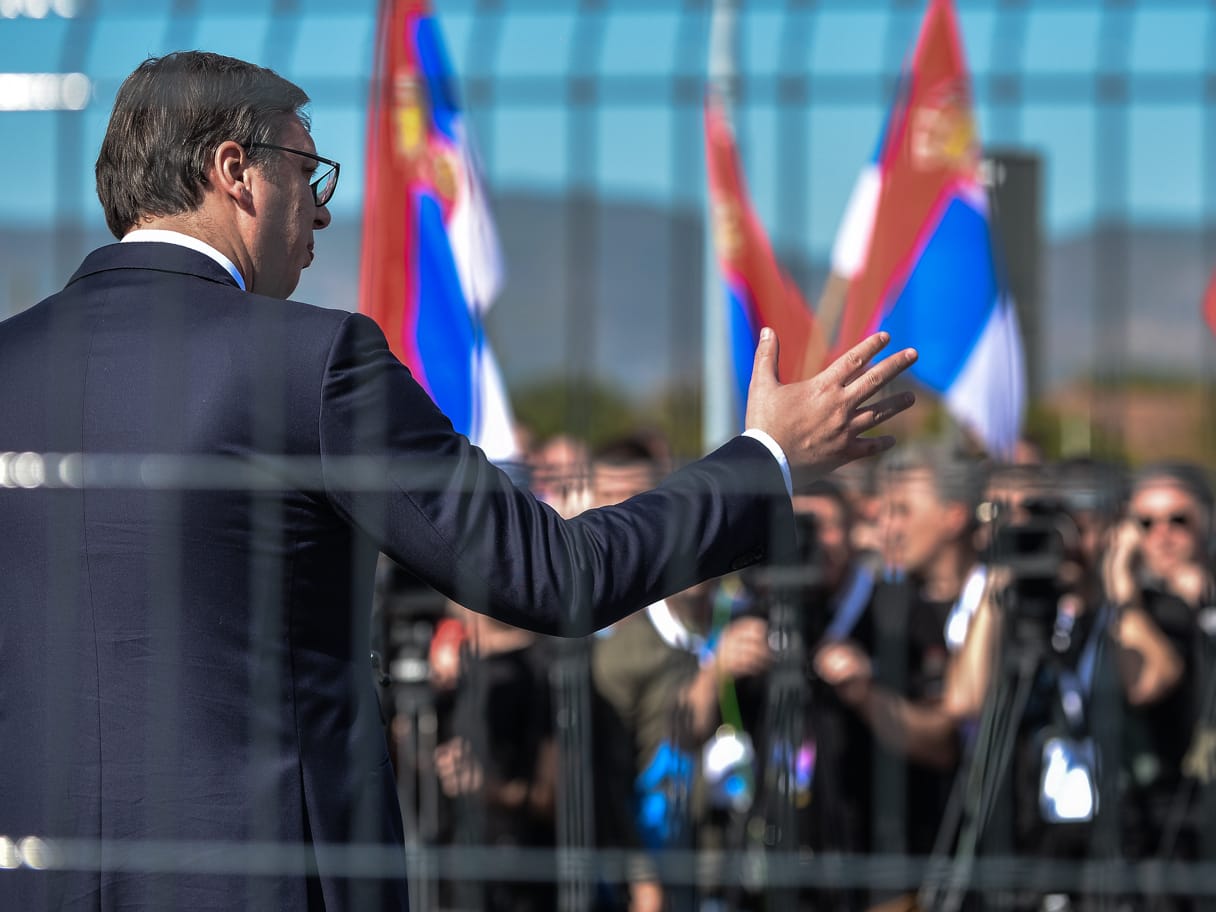 Jug Srbije stane zbog petominutnog Vučićevog govora 1 Vucic govor foto vanja keser