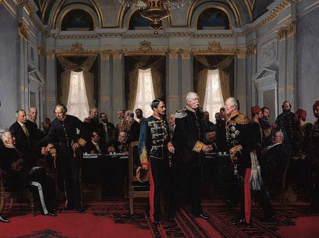 Berlinski kongres foto ilustracijaAnton von Werner