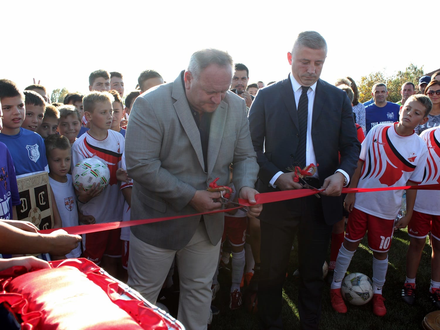 Pomocni teren FK Dubocica Leskovac otvaranje oktobar 2018 foto Bojana Antic