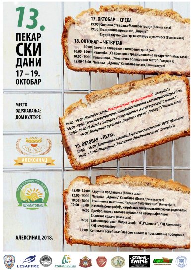 Program pekarski dani foto promo plakat