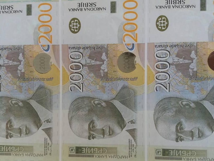 Falsifikovane novcanice MUP