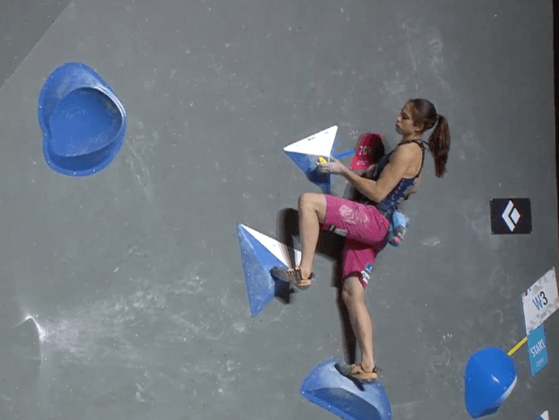 stasa gejo stena foto printscreen youtube ifsc