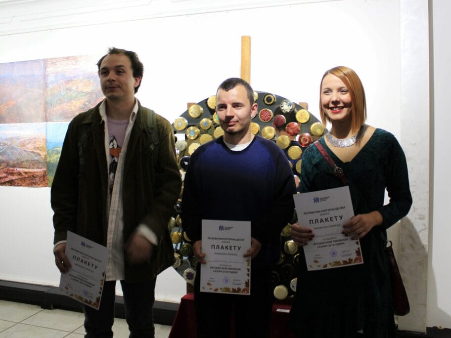 Umetnici Oktobarski likovni salon 2018 foto Bojana Antic scaled