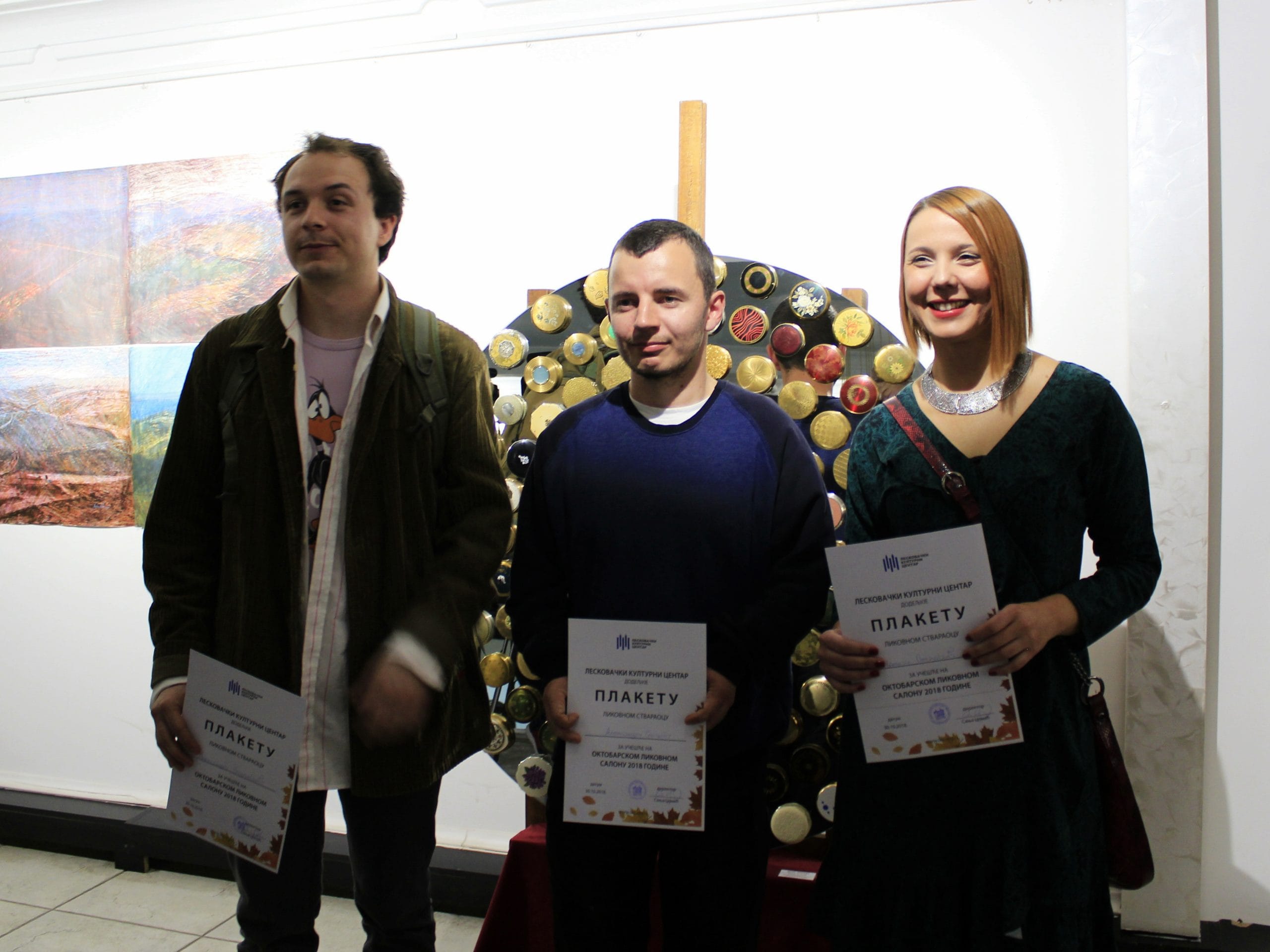 Umetnici Oktobarski likovni salon 2018 foto Bojana Antic scaled