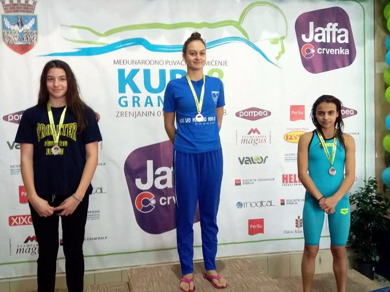 Plivači iz Niša i Leskovca osvojili 40 medalja na međunarodnom mitingu 16 Iva Petkovic Kup Zrenjanin foto PK Leskovac