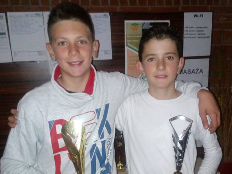 Takmičar niškog TAŽ-a najbolji u regionu 1 Nikola Jovic Aleksa Stankovic Prvenstvo TS istocne Srbije do 12 godina TK TAZ 2018