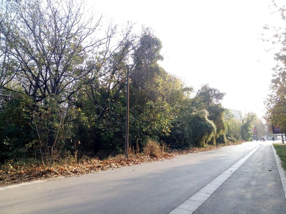 Mesto na kome bi trebalo da se gradi Dvorana foto V Milic