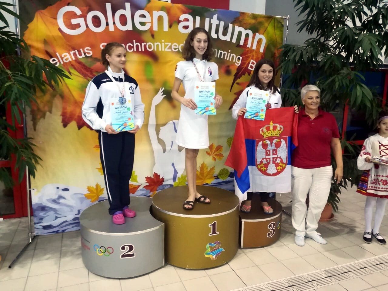 Sinhrone plivacice Belorusija foto Klub za sinhrono plivanje Sirene