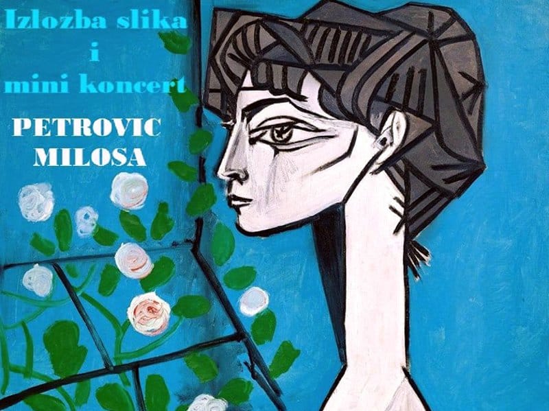 U “Dnevnoj sobi” izložba inspirisana Pikasom 5 Milos Petrovic izlozba Reprodukcije Pikasovih dela foto plakat