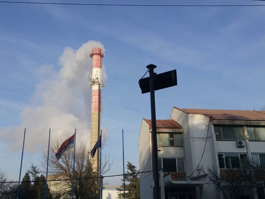 Toplana zgrada i dimnjak V Milic