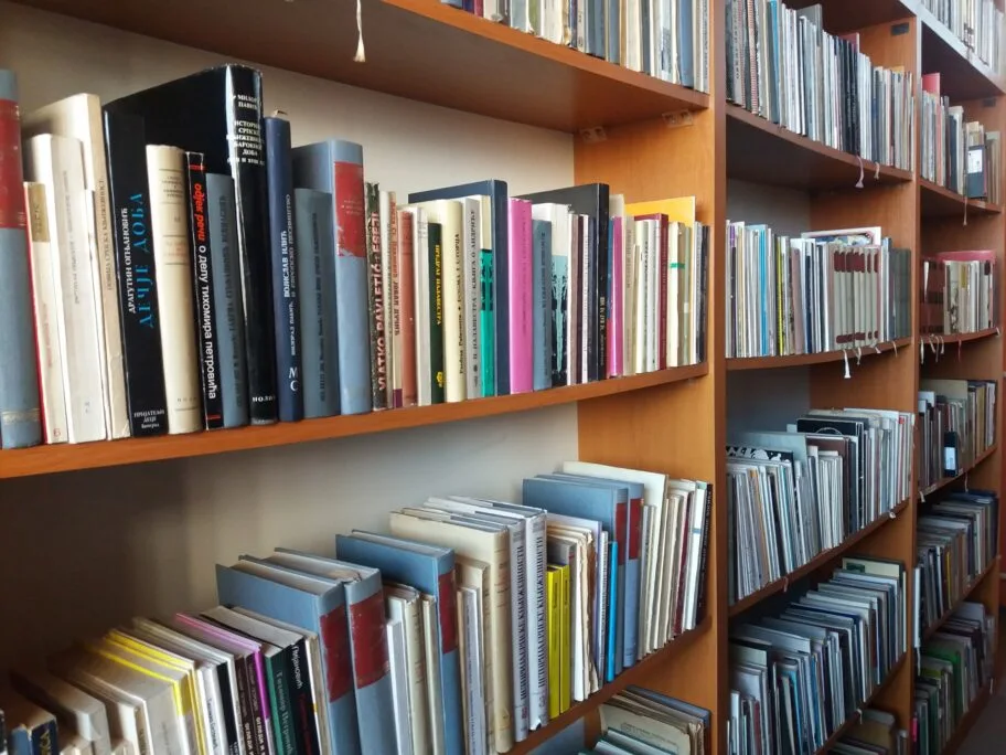 Duplo jeftinija članarina za učenike i studente u leskovačkoj Biblioteci 14 Knjige polica decembar 2018 foto Bojana Antic