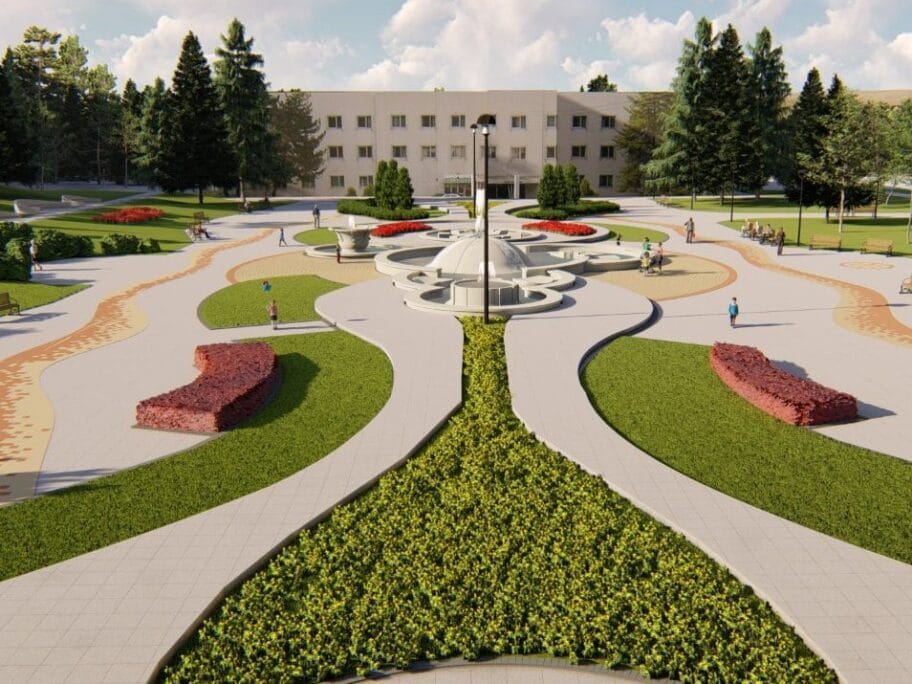 Trg Niska Banja Foto KLER