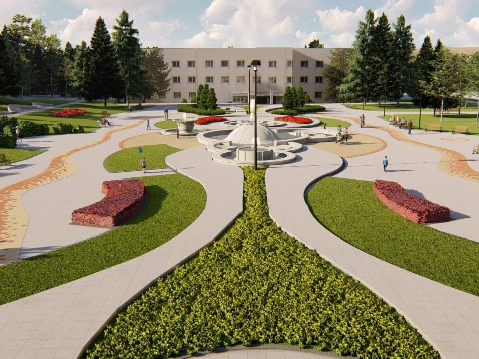 Trg Niska Banja Foto KLER