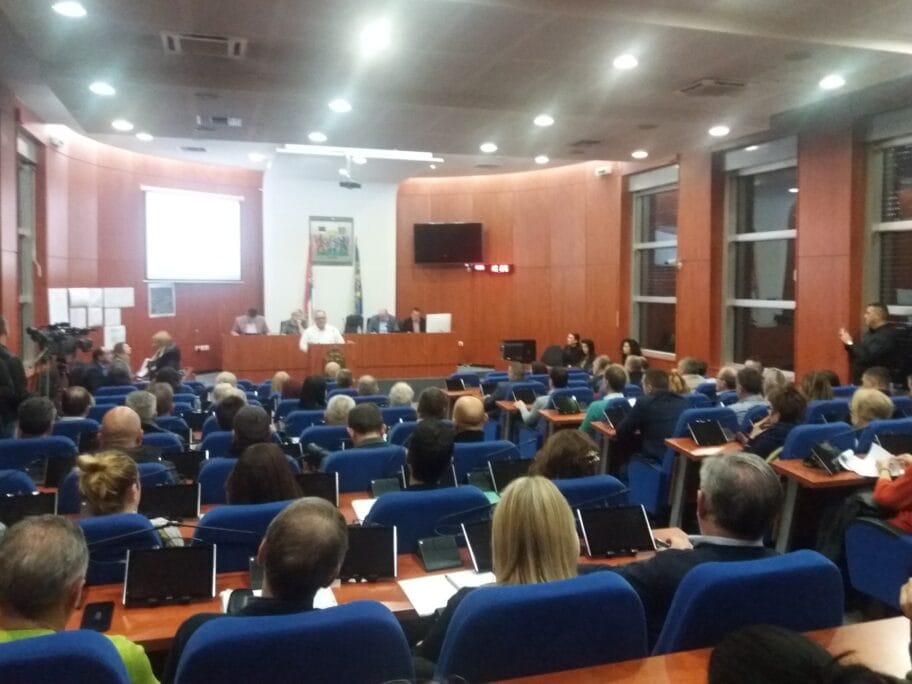 Leskovačka Skupština: Albanci kupuju parcele u Lebanu za izgradnju džamija 19 Sala Skupstine Leskovac decembar 2018 foto Bojana Antic