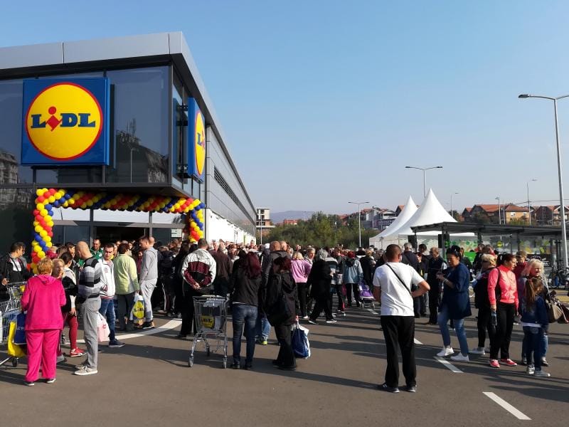 Lidl Nis guzva otvaranje foto Juzne vesti Milica Jovanovic