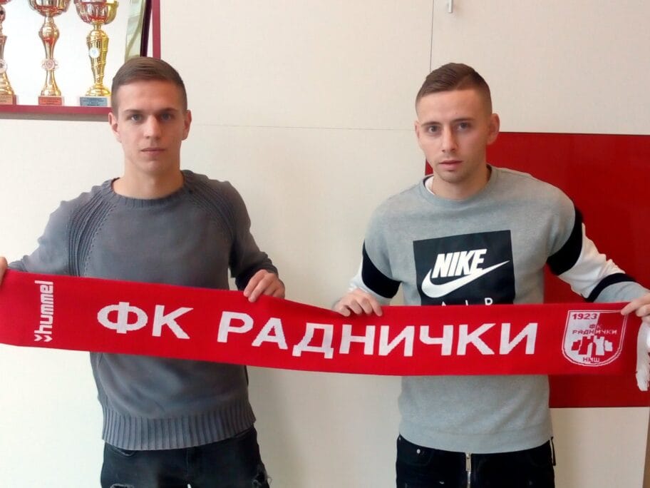 Petar Petrovic Nikola Cumic u Radnickom foto FK Radnicki Nis