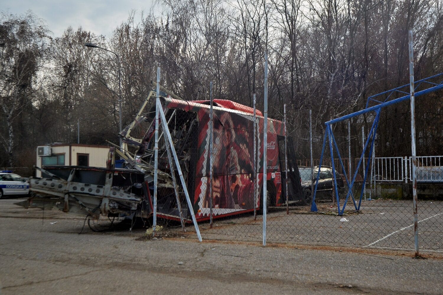 Autobus prepolovljen skola Mija Stanimirovic foto Juzne vesti Vanja Keser scaled