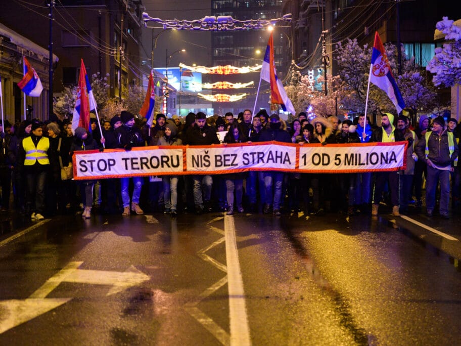 Protest u Nisu foto Vanja Keser