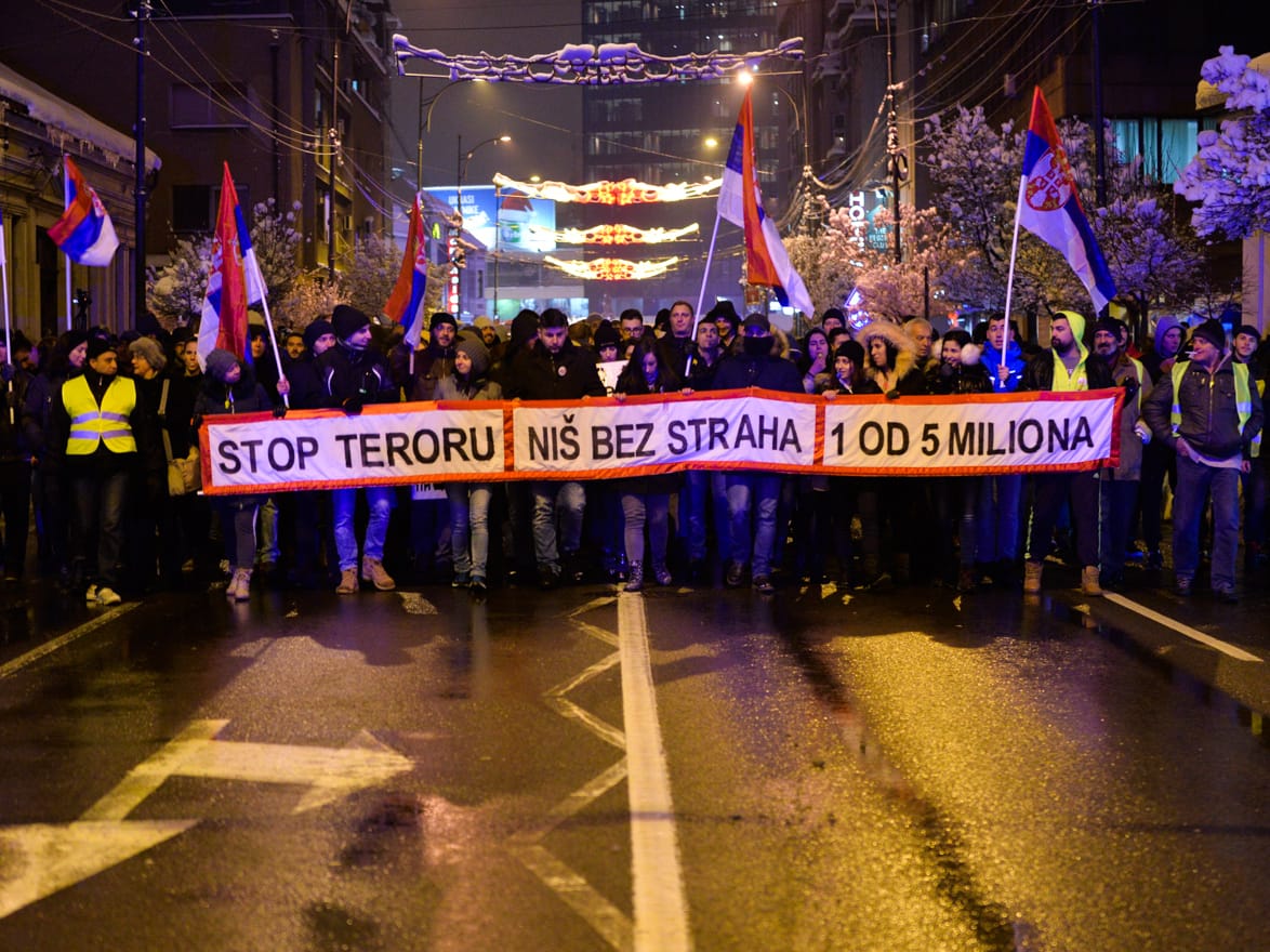 Protest u Nisu foto Vanja Keser