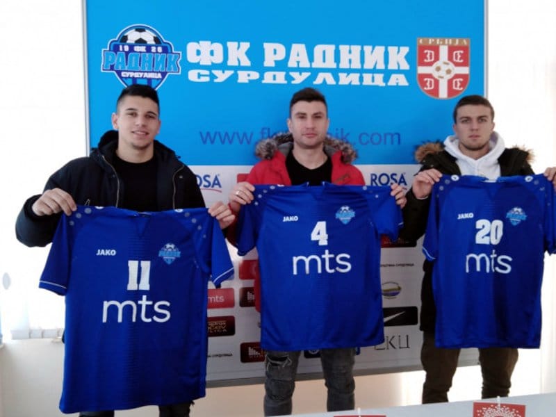 Radnik vratio mladog napadača u rodni grad 10 Pajovic Kricak Stamenkovic foto FK Radnik Surdulica