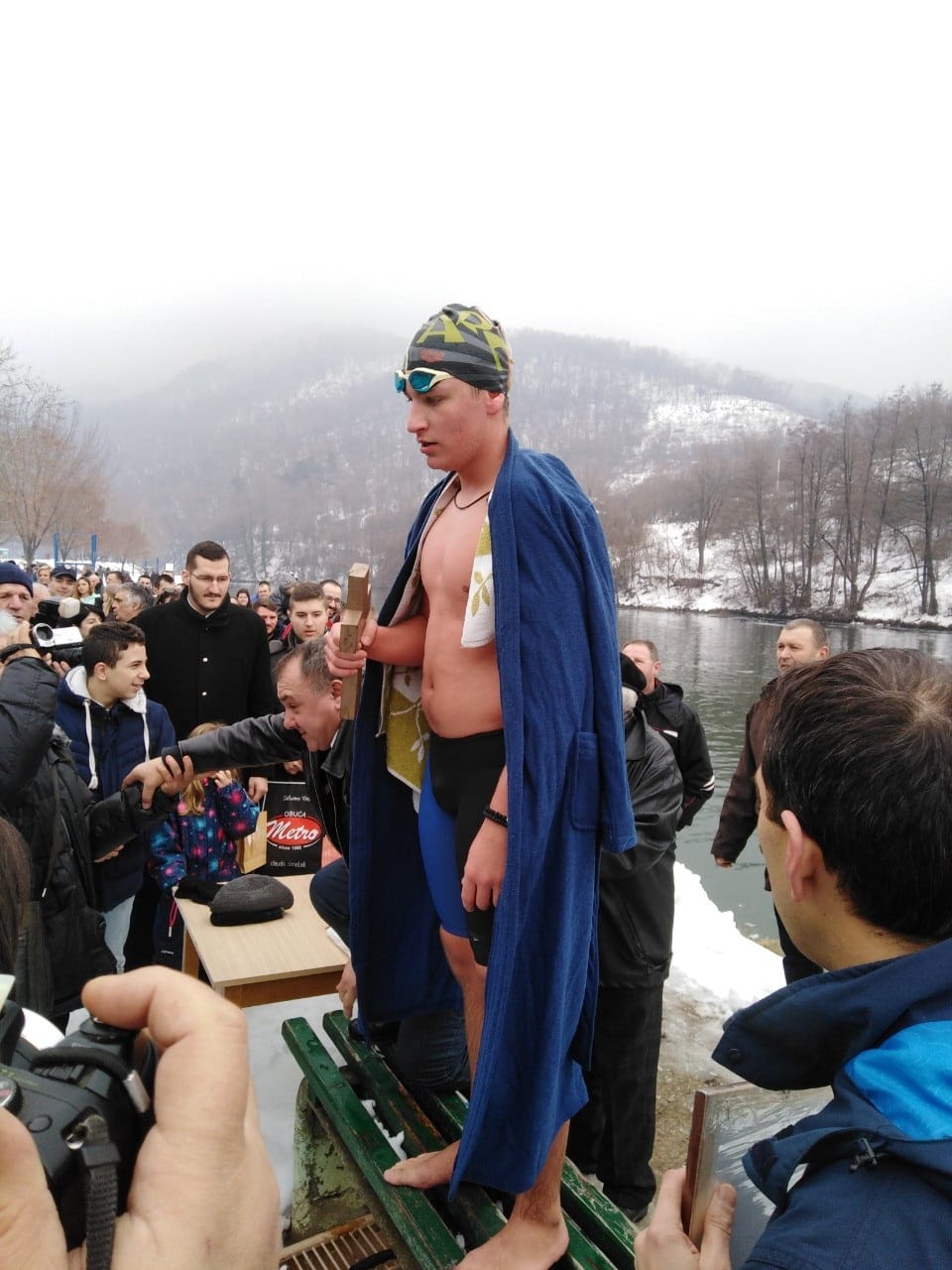 Plivanje Vlasotince 2 januar 2019 foto Agencija Publika