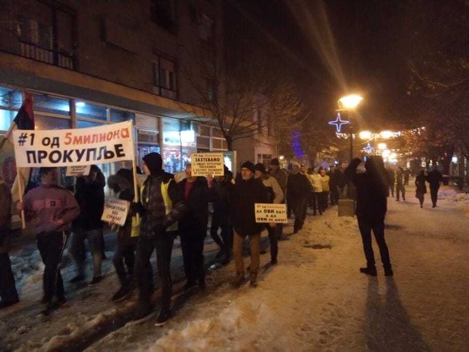 Subota - dan za proteste u Prokuplju i Pirotu, prvi u Leskovcu 1 setnja 5