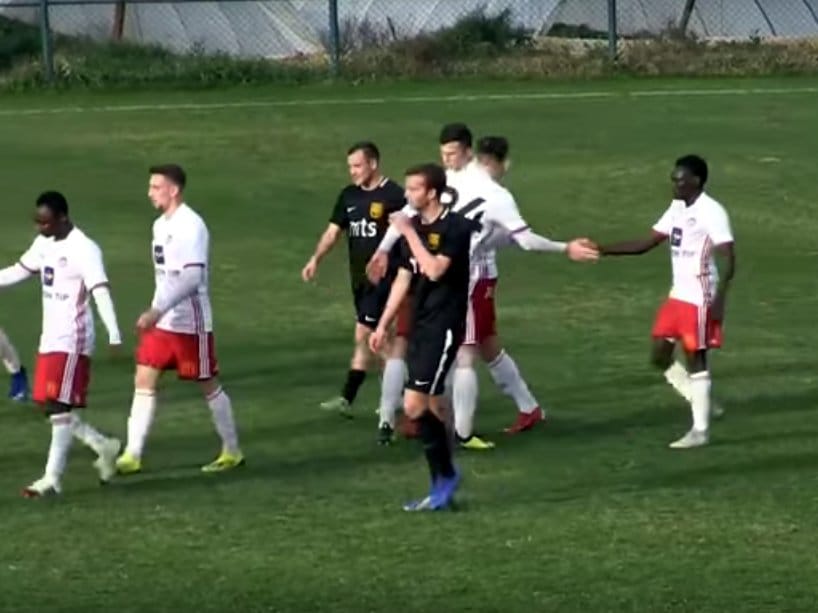 Dinamo minimalcem poražen od Trenčina 1 Dinamo Trencin prijateljska utakmica foto print screen Youtube