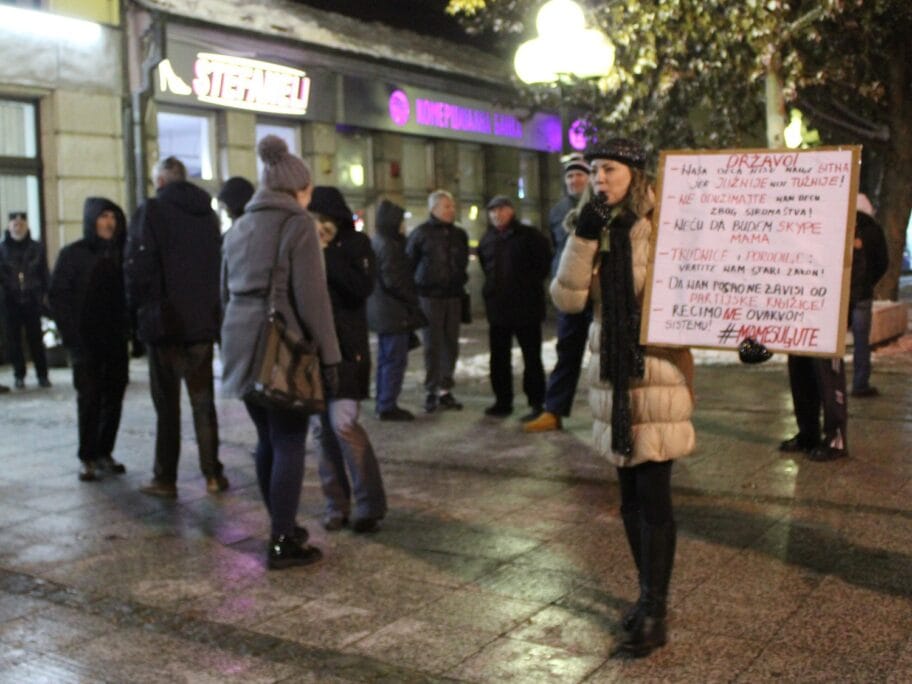 Protest Leskovac 3 januar 2019 foto Bojana Antic